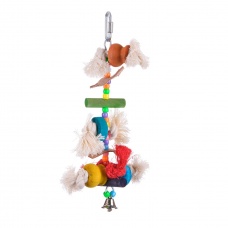 HAPPY BIRD Игрушка для птиц "Блю Ханг", 12х5,5х23см